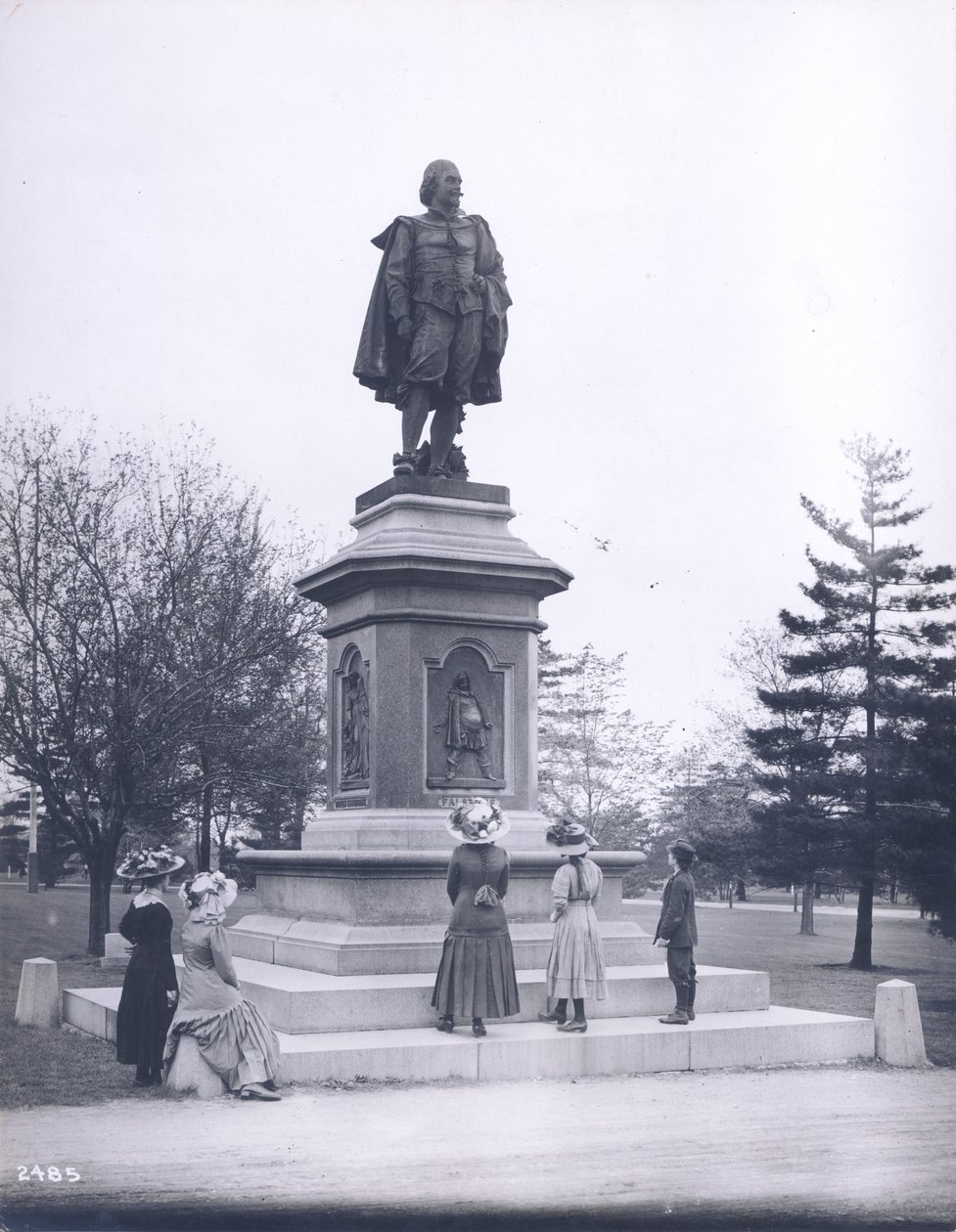 Shakespeare emlékmű. Tower Grove Park. alkotó: Unknown