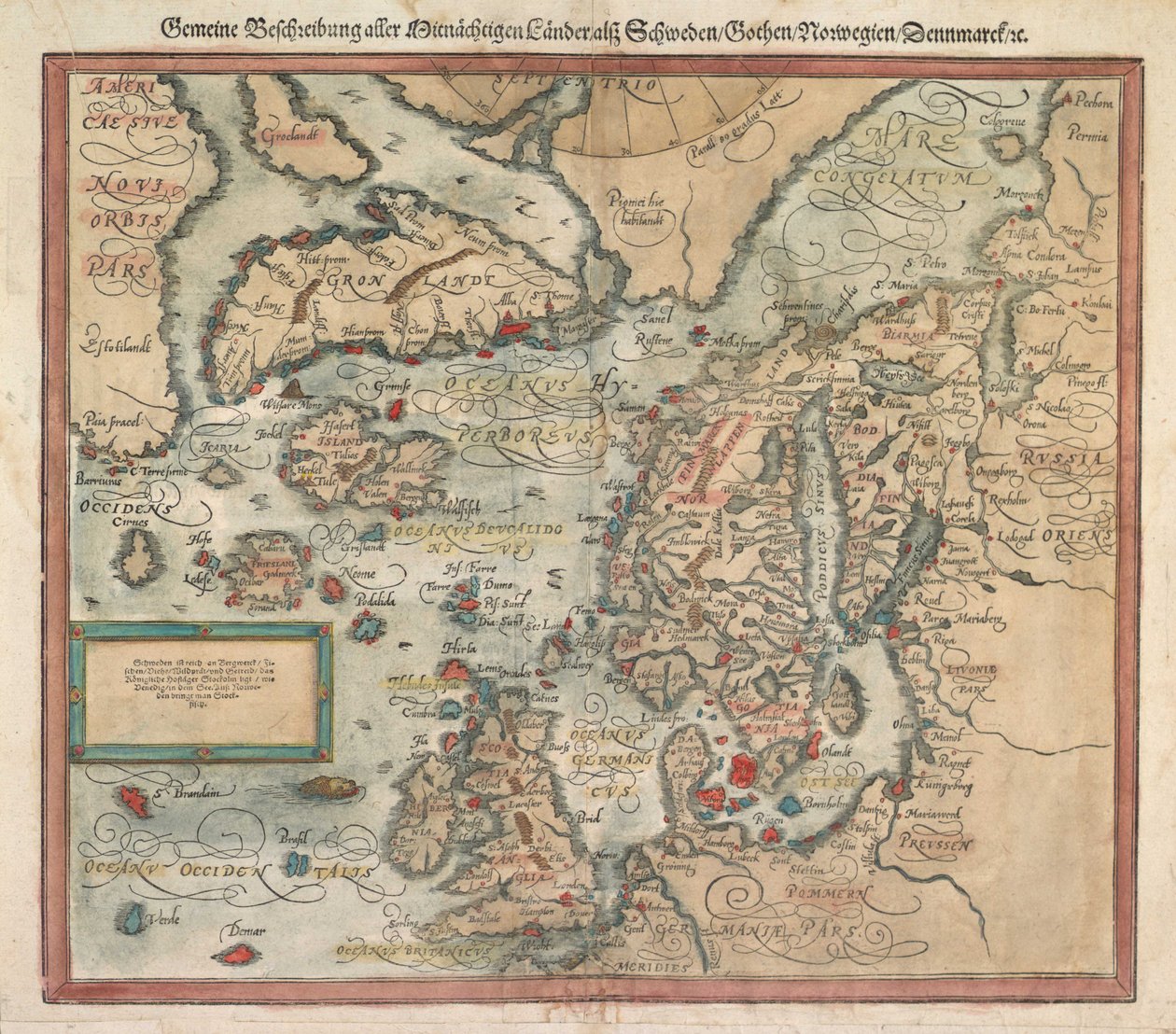 Izland térképe 1588 körül alkotó: Unknown