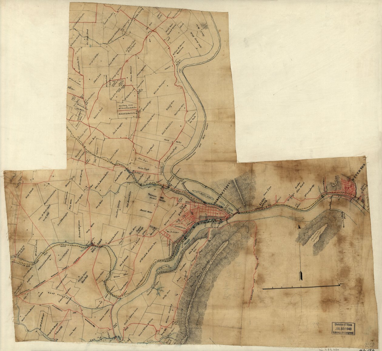 A Harpers Ferry környéke alkotó: Unknown