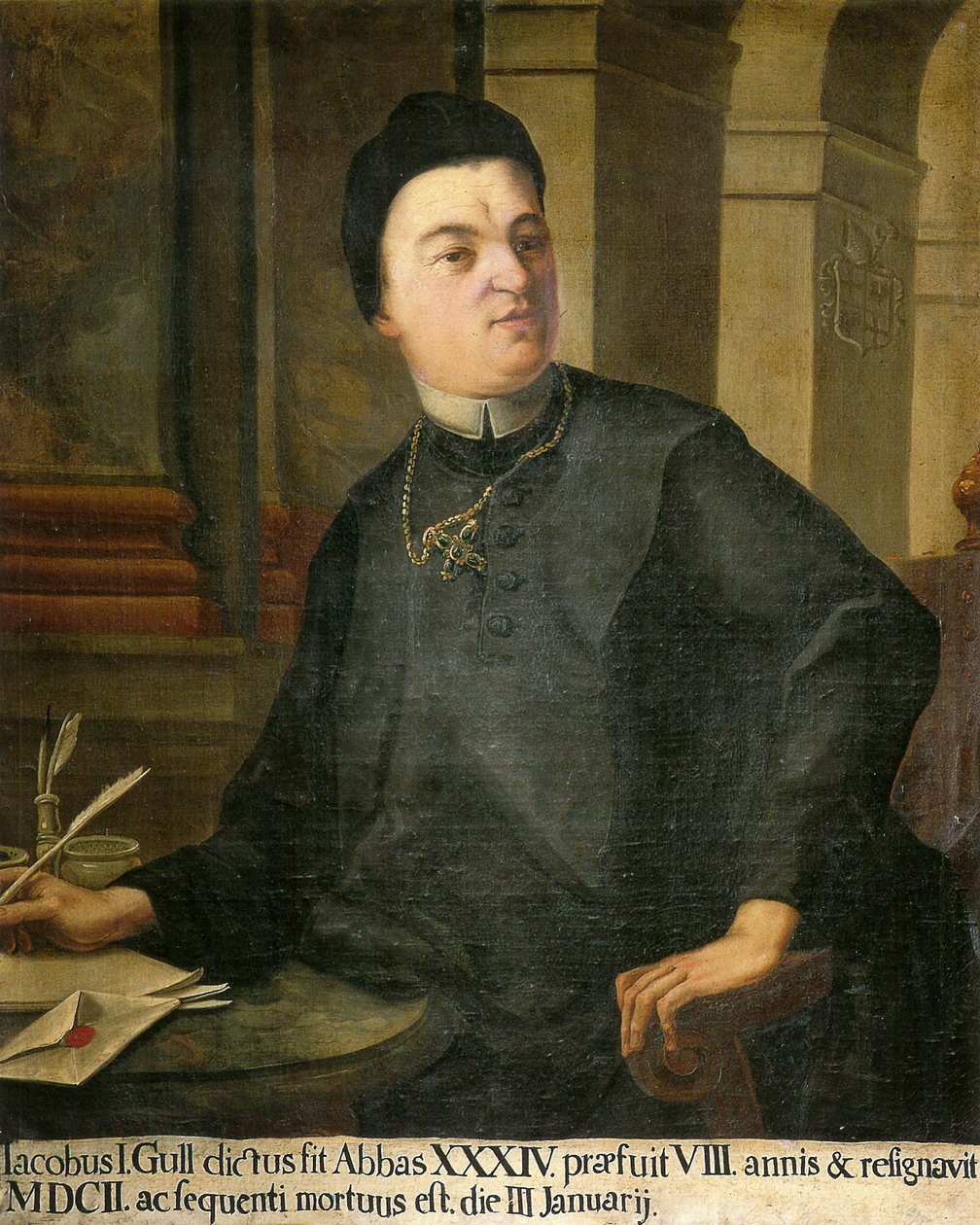 a 34. apát, Jakob Gull (Gall) alkotó: Unknown