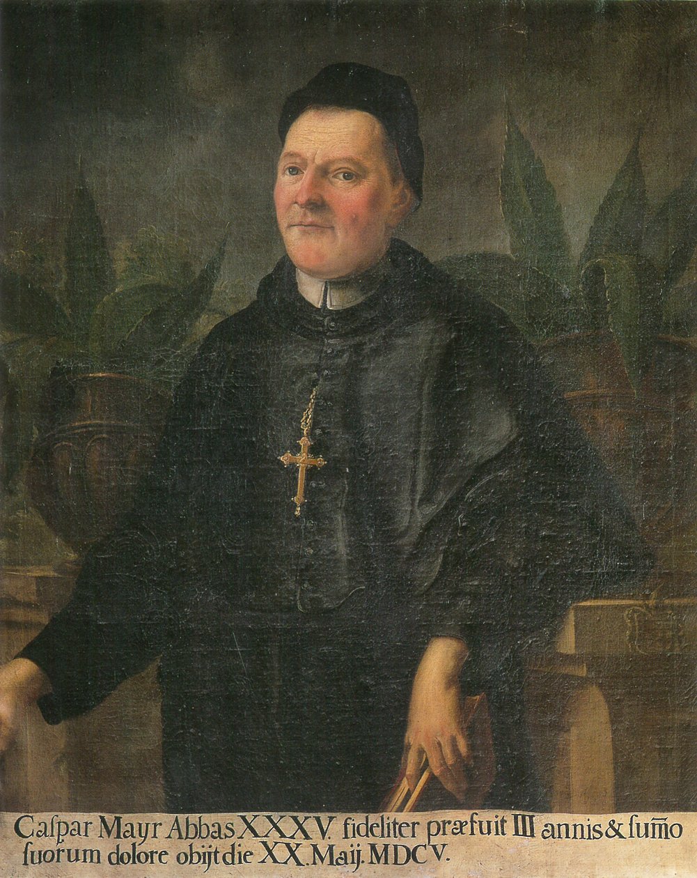 a 35. apát, Kaspar Mayer alkotó: Unknown