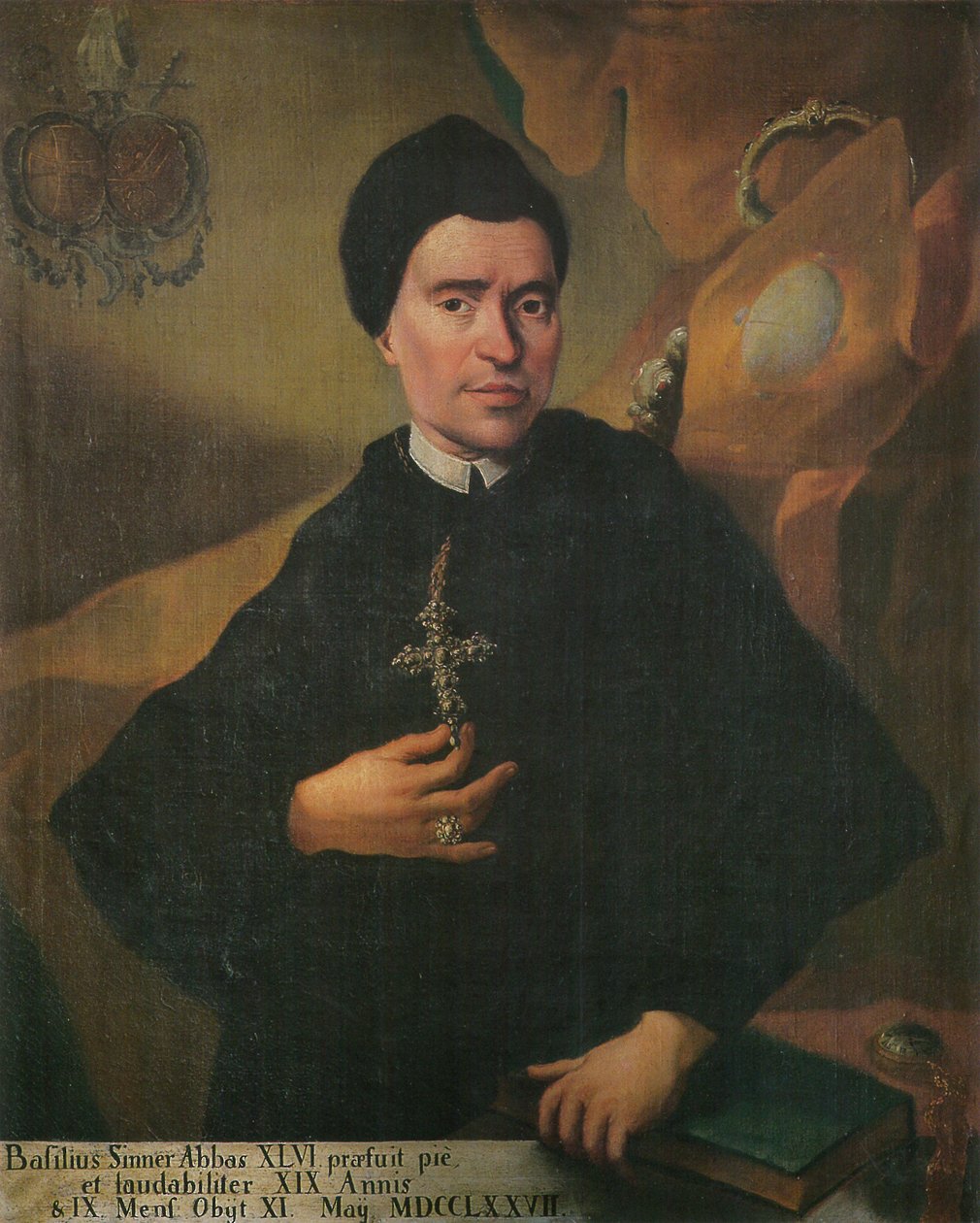 a 46. apát, Basilius Sinner alkotó: Unknown