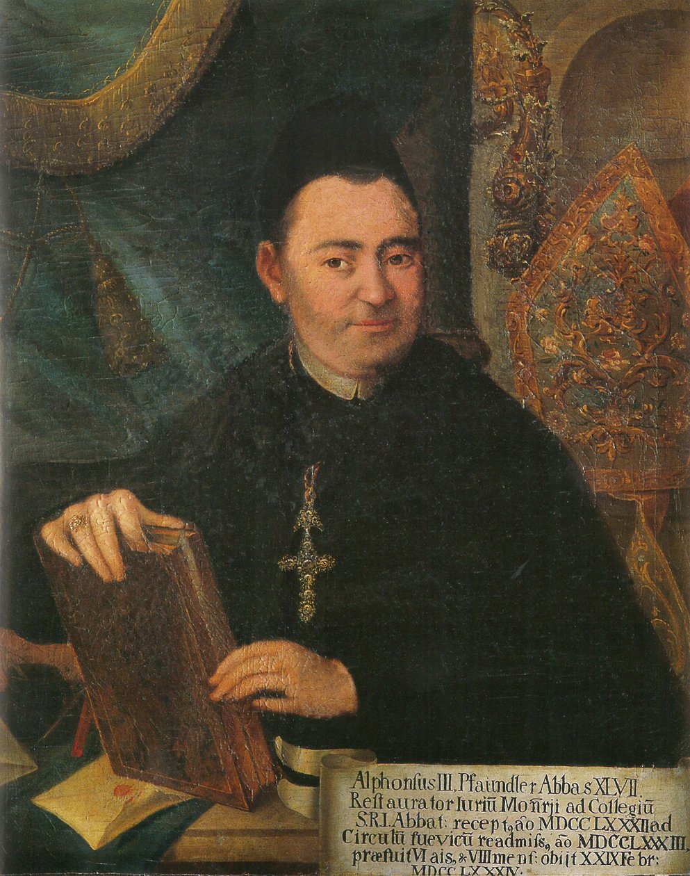 a 47. apát, Alfons Pfaundler alkotó: Unknown