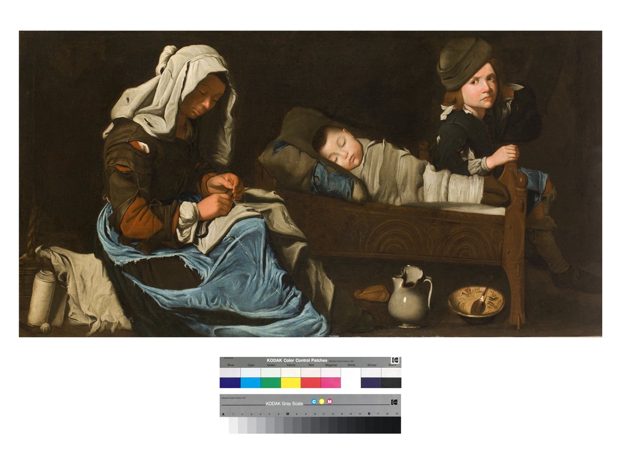 Anya varr két gyerekkel, 1670-1700 alkotó: Unbekannt Unbekannt