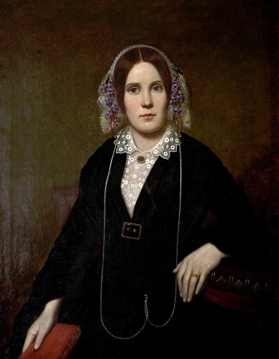 A Worthington család hölgyének portréja, 1845-55 körül alkotó: Unknown