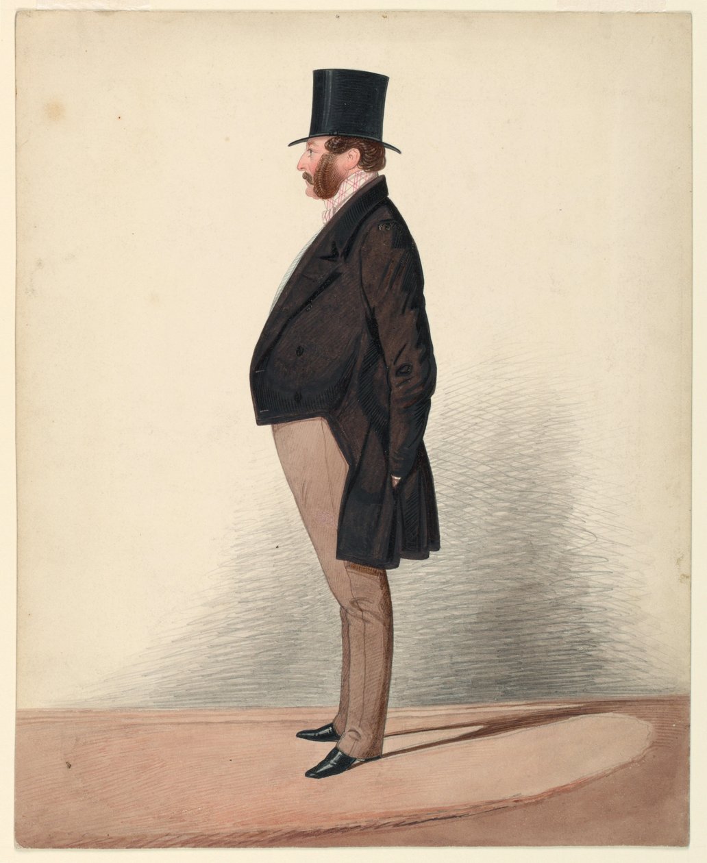 Rajz, ismeretlen ember arcképe, 1870–80 alkotó: Unknown