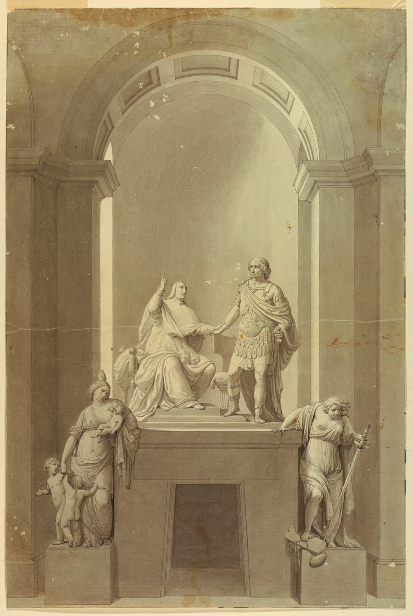 Henry York Cardinal (1725-1807) és Charles Edward Stuart, a „fiatal színlelő” (1720-1788) síremléke alkotó: Unknown