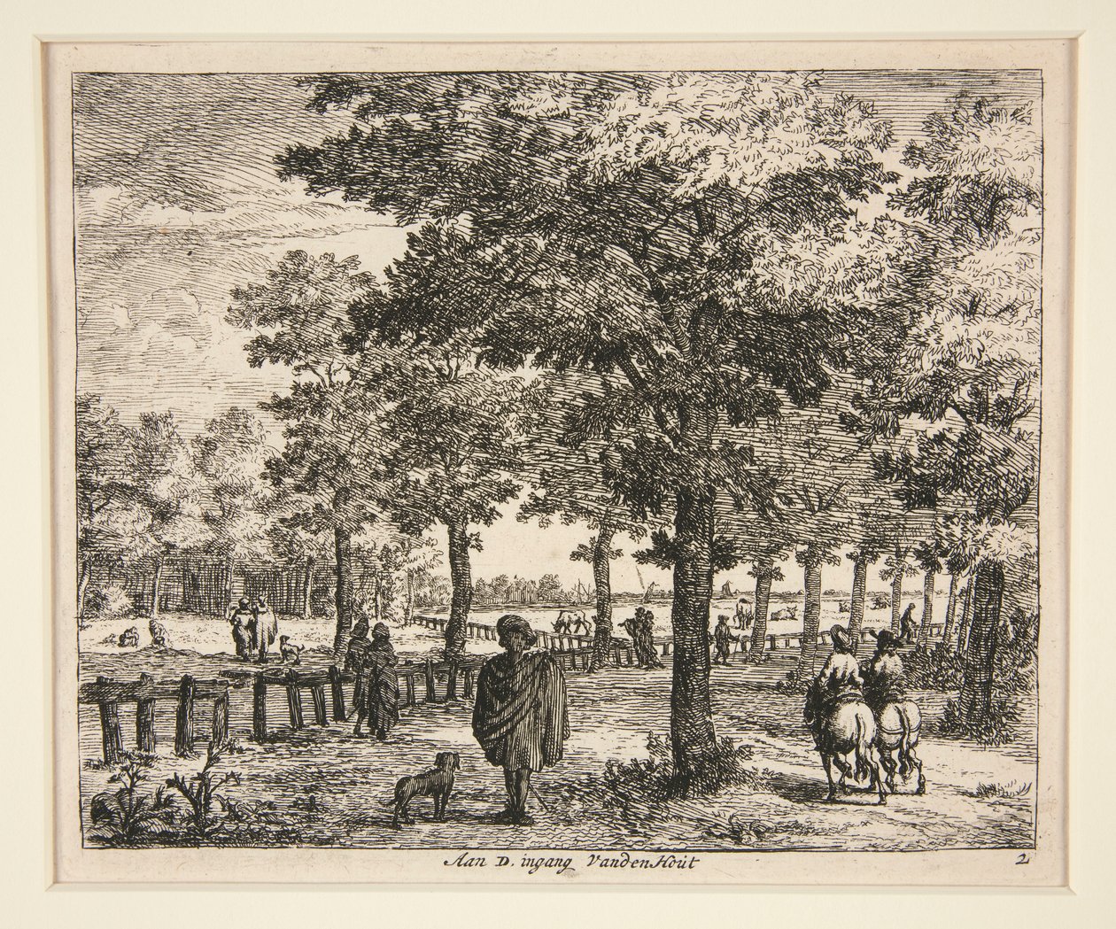 Aan d. ingang Vanden Harit (A Vanden Harit bejáratánál) alkotó: Unknown