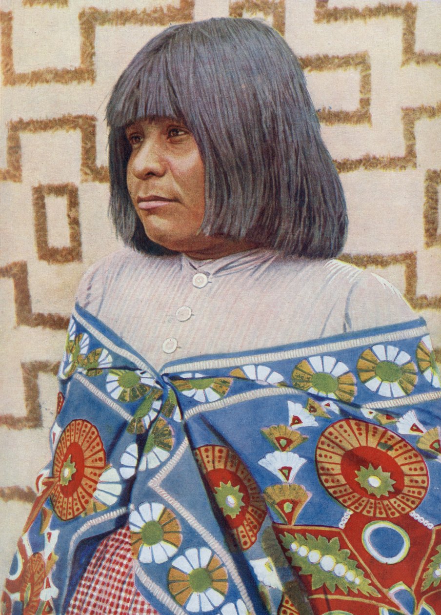 Arizona. Squaw a walapai törzs Arizonában. 1920 alkotó: Unknown