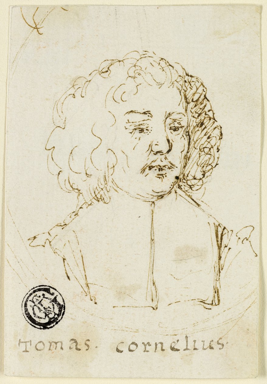 Tomas Cornelius tiszteletes mellszobra alkotó: Unknown
