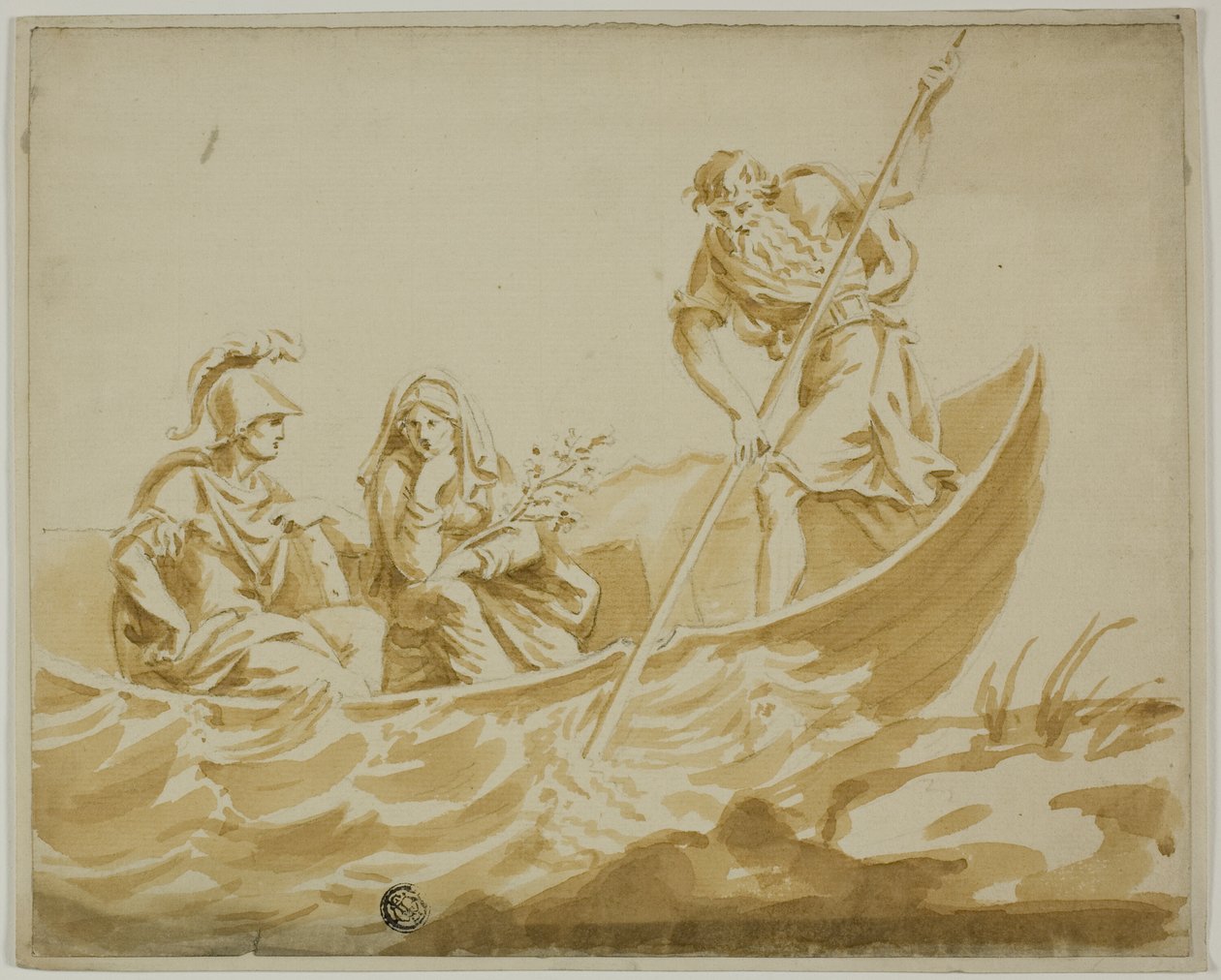 Charon a Mars és a Minerva komppal alkotó: Unknown