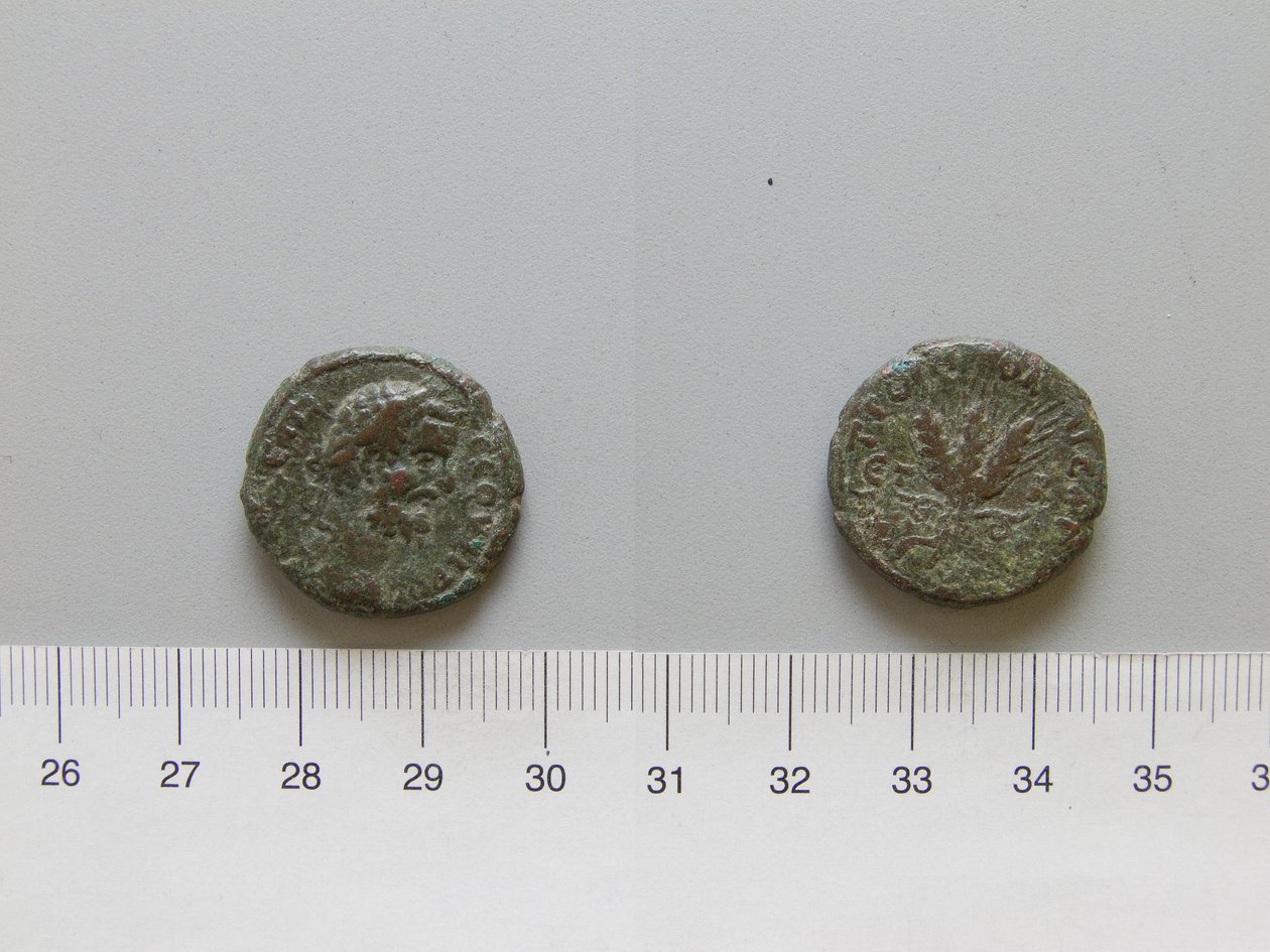 Septimius Severus, Róma császárának érme Caesareiából, Kappadókiából alkotó: Unknown