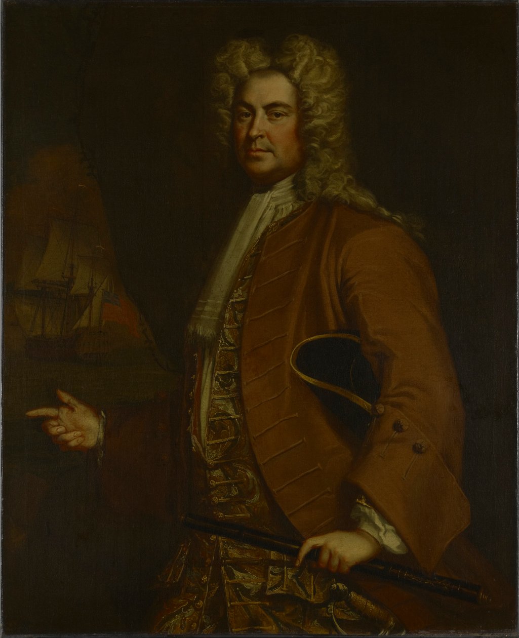 Edward Tyng kommodor (1683-1755) (korábban John Smibertnek tulajdonították) alkotó: Unknown