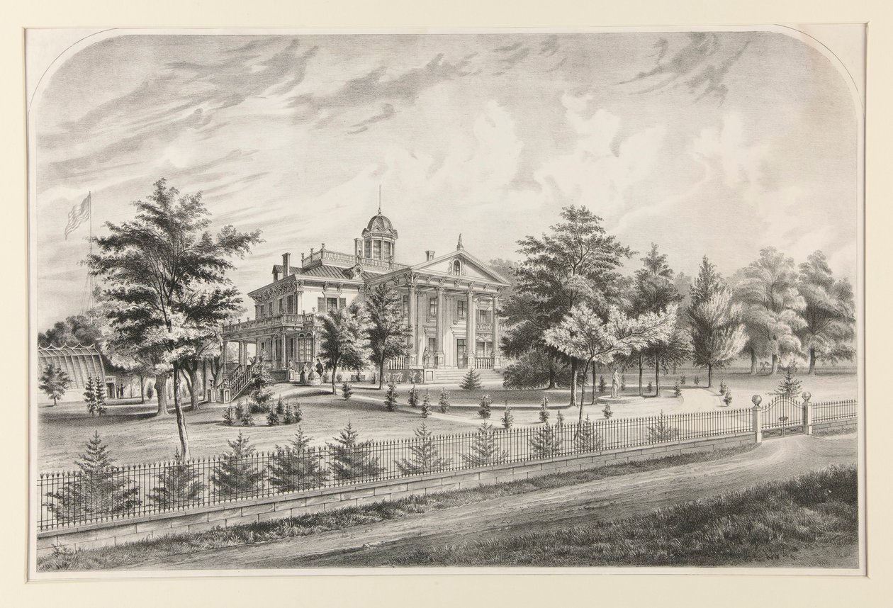 Compo House, Richard H. Winslow rezidenciája Esq. Westportban, Connecticutban alkotó: Unknown