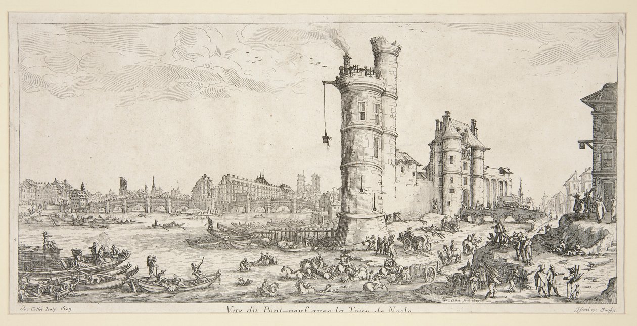 Másolat a Pont Neuf megtekintése után alkotó: Unknown