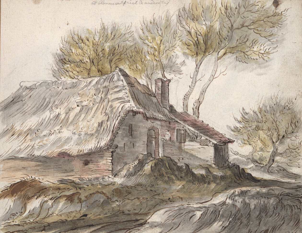 Víkendház (recto); fészer (fordítva) alkotó: Unknown