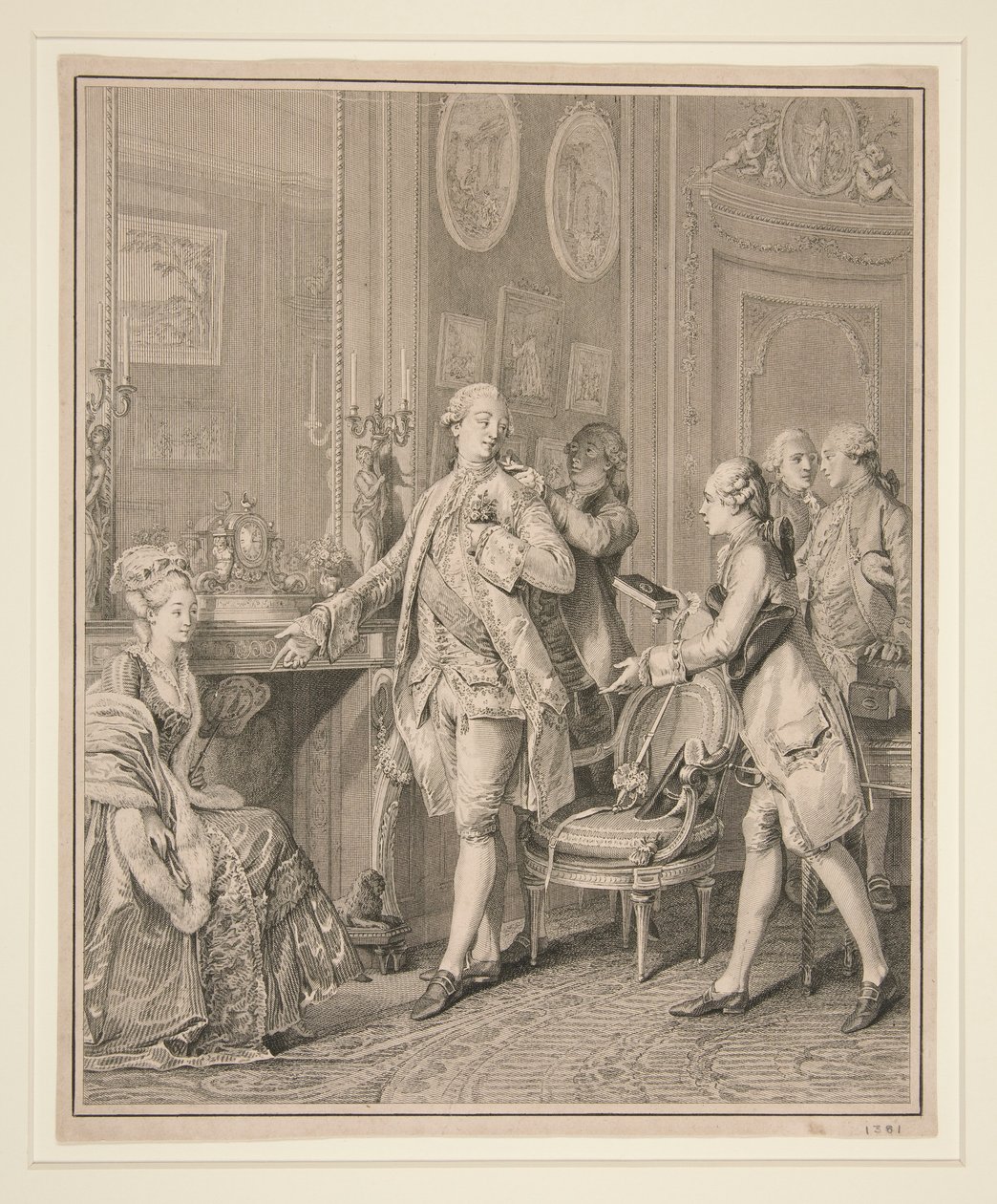 Szaloni jelenet (előkészítés a szertartásra) alkotó: Unknown
