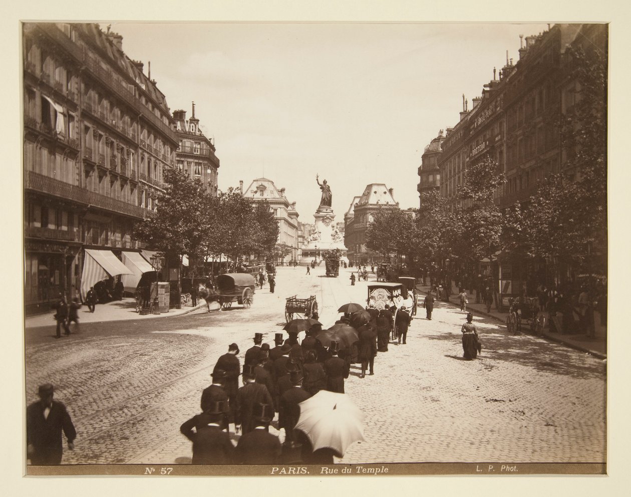 Temetkezési Cortege, Párizs alkotó: Unknown