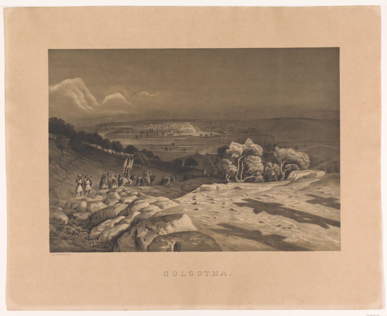 Golgota (eredeti cím a tárgyon) alkotó: Unknown