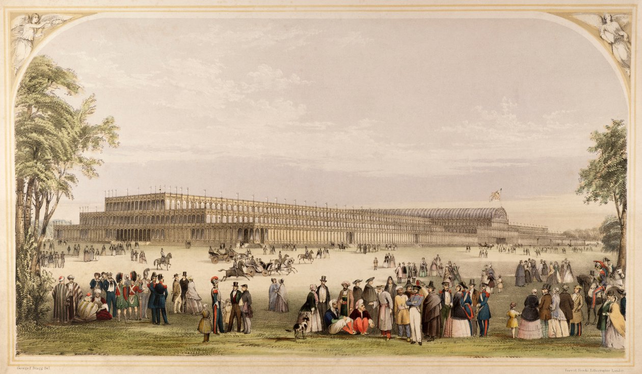 Nagy kiállítás, Crystal Palace, Hyde Park, London, 1851 alkotó: Unknown