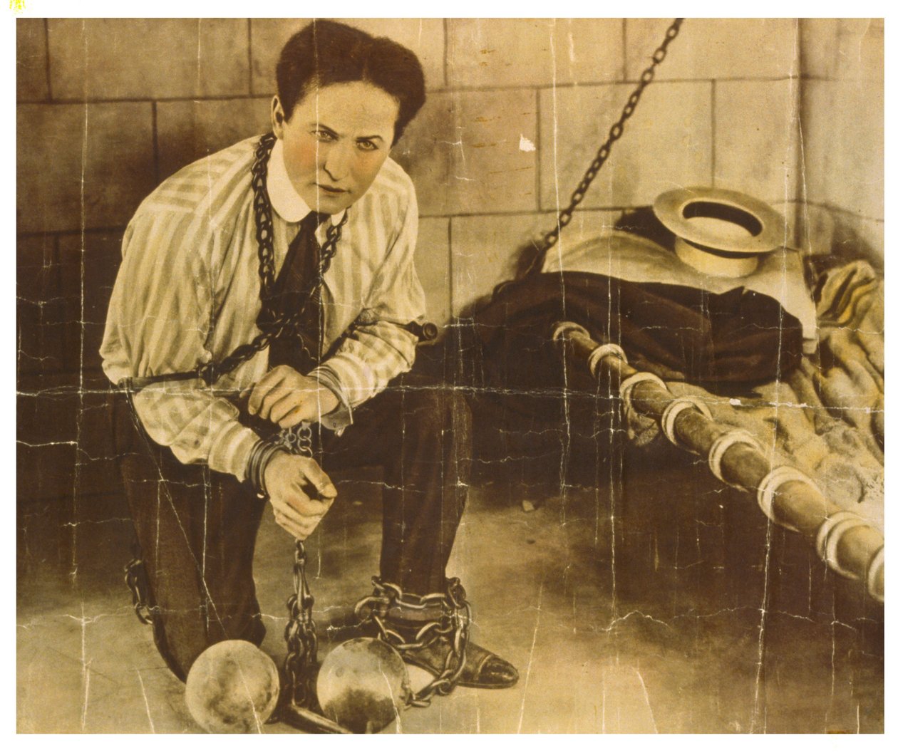 Harry Houdini c.1898 (szépia fotó) alkotó: Unknown
