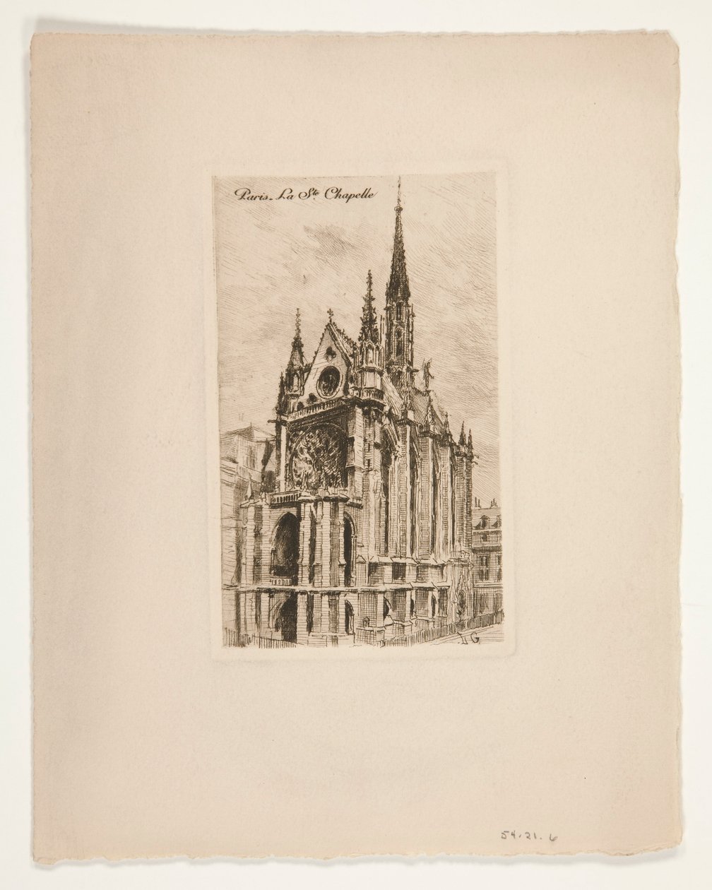 Párizs, La Sainte. Kápolna alkotó: Unknown