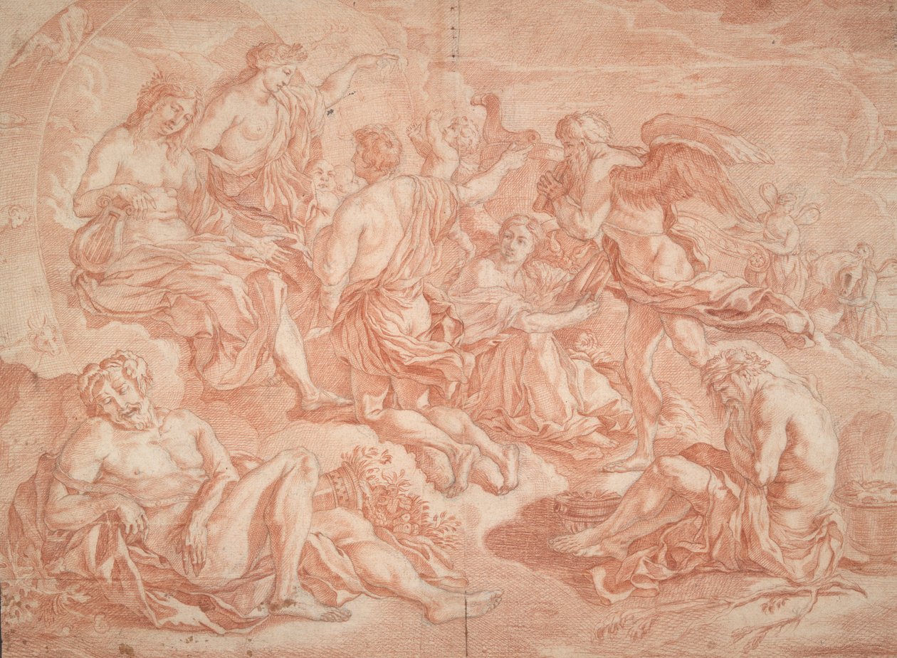 Phaeton Apollón szekerét könyörögve alkotó: Unknown
