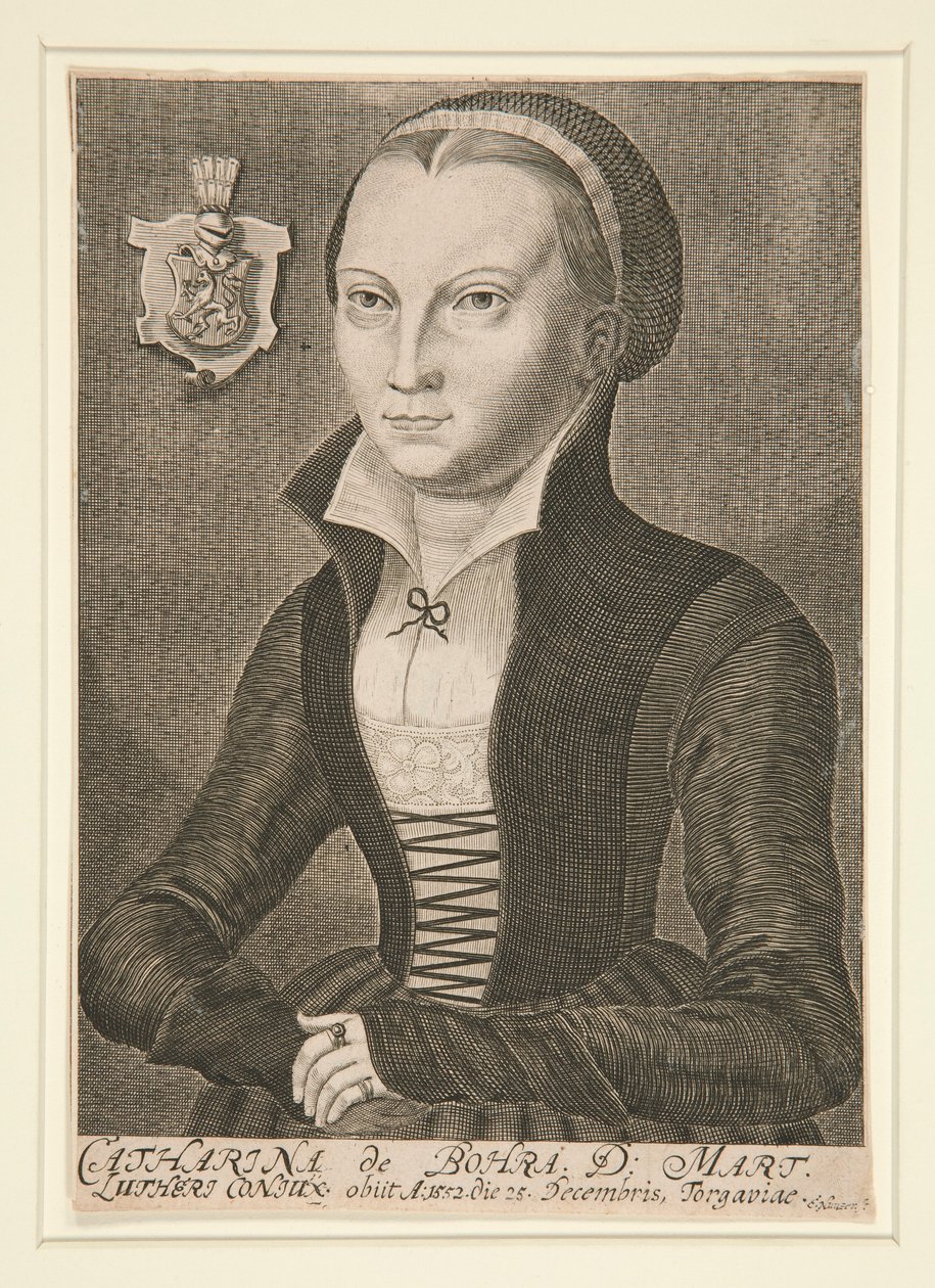 Catharina de Bohra portréja D: Mart alkotó: Unknown