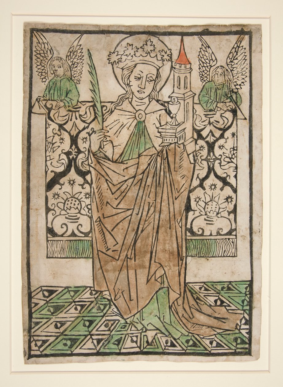 Szent Borbála alkotó: Unknown
