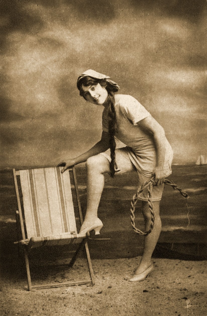A nyaraló lány, 1905 körül alkotó: Unknown