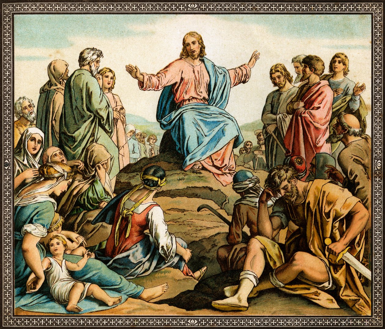 A hegyi beszéd - Biblia, Újszövetség alkotó: Unknown