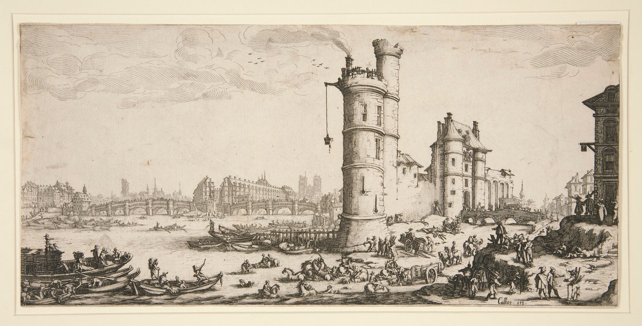 Kilátás a Pont Neuf-ra alkotó: Unknown