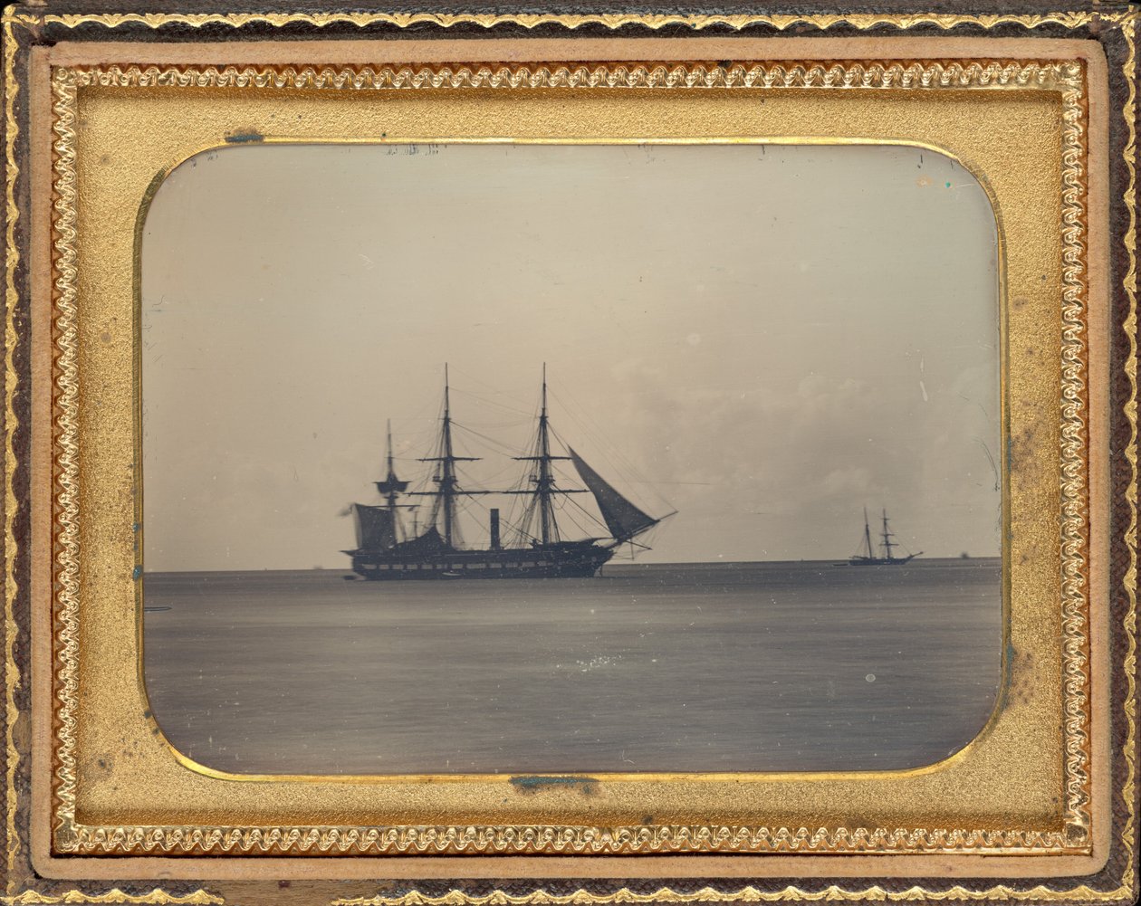 H.M.S. Bátortalan a barbadosi Carlisle Bay-ben található Anchorban alkotó: Unknown 19th Century