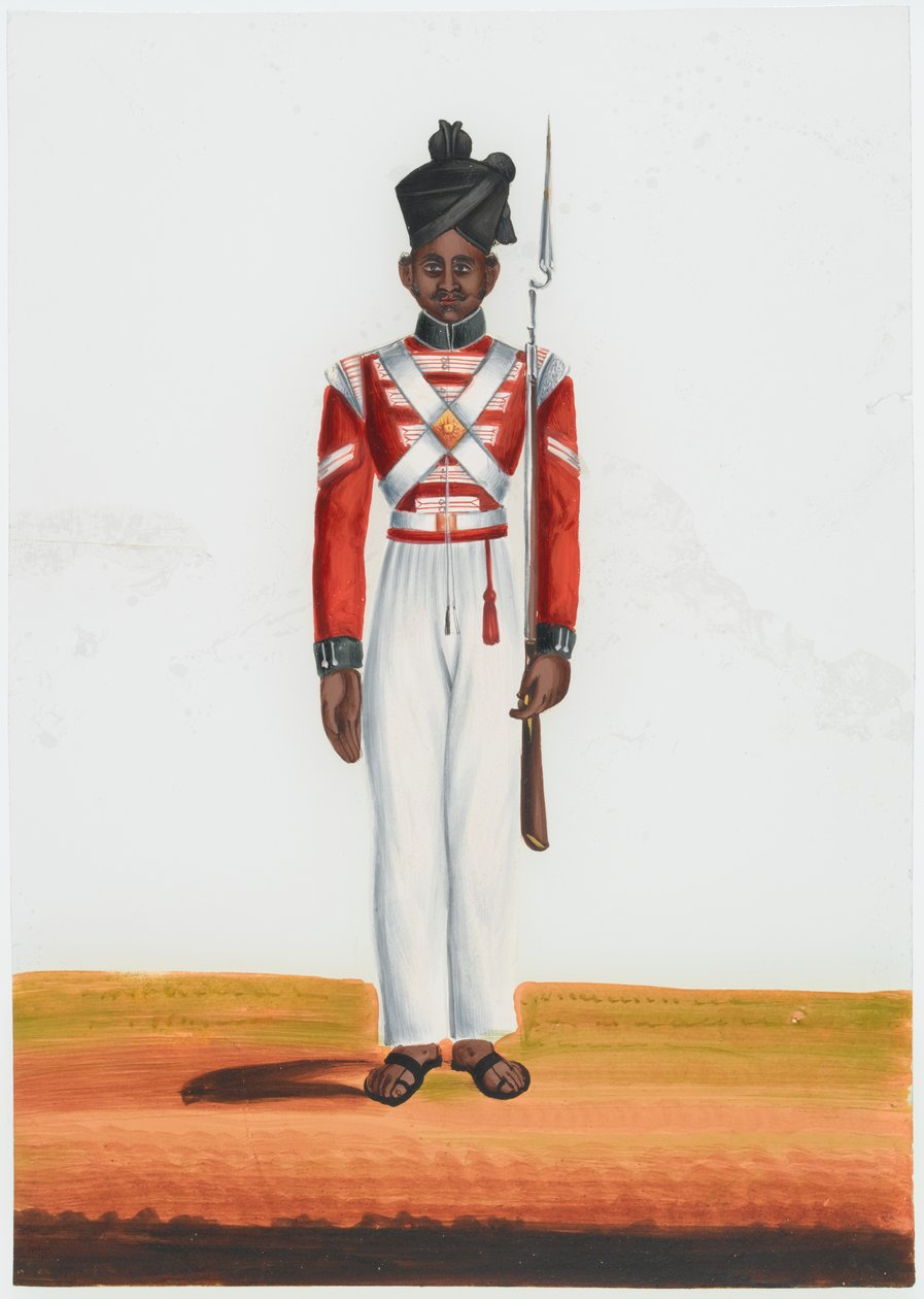 2. Martin zászlóalj Havildar, Madras hadserege alkotó: Unknown artist