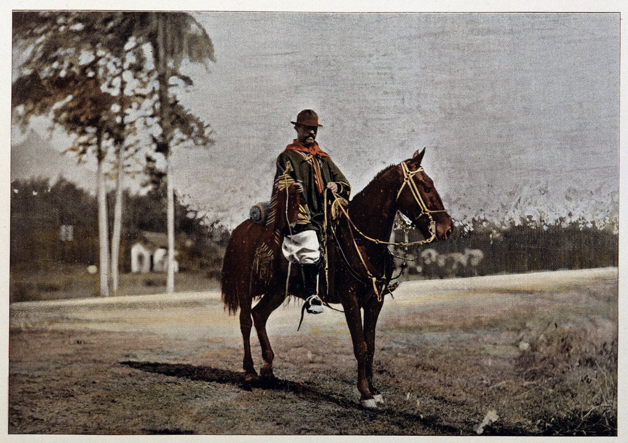 Gaucho Rio Grande do Sulban (Brazília), 19. század végén alkotó: Unknown artist