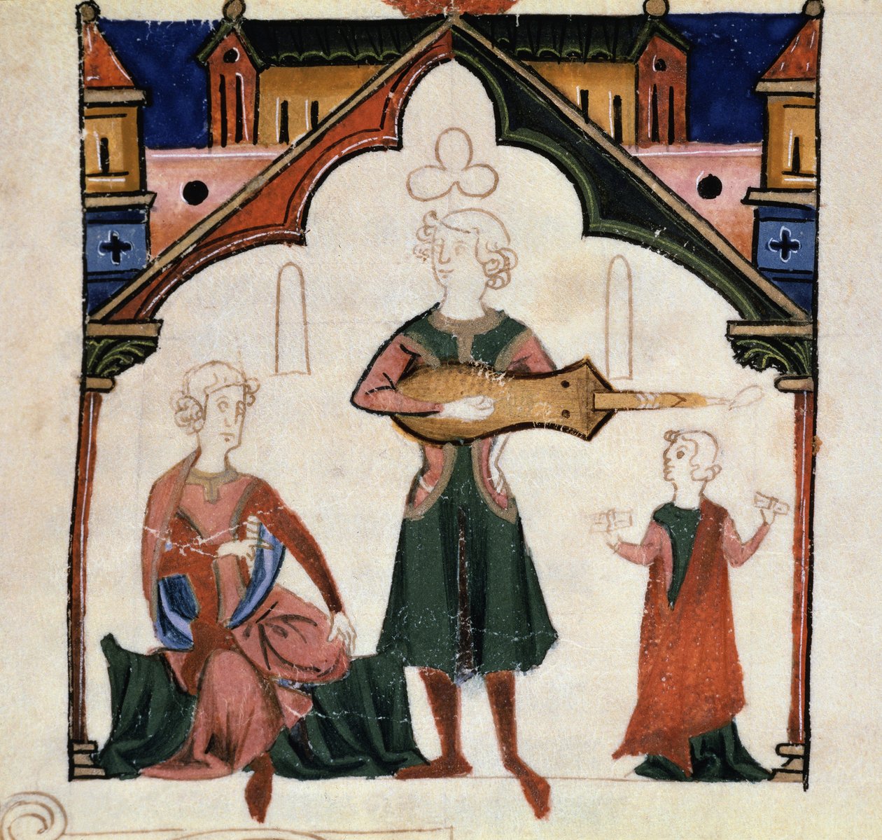 Költők és zenészek csoportja (Miniature alkotó: Unknown artist