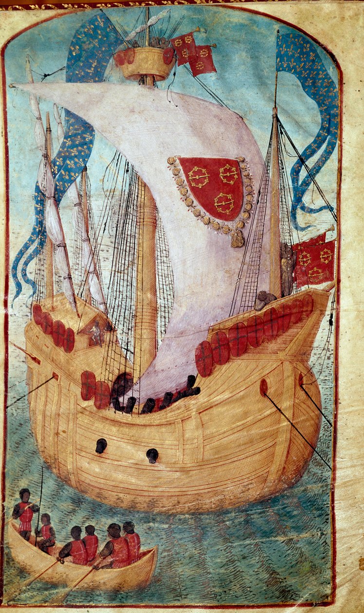 Louis Malet (1441-1516), Olivier de la Marche-i Granville Miniature ősember (1425-1502) címerének vitorladecore-ja (1483 Chantilly, Musee Conde) alkotó: Unknown artist