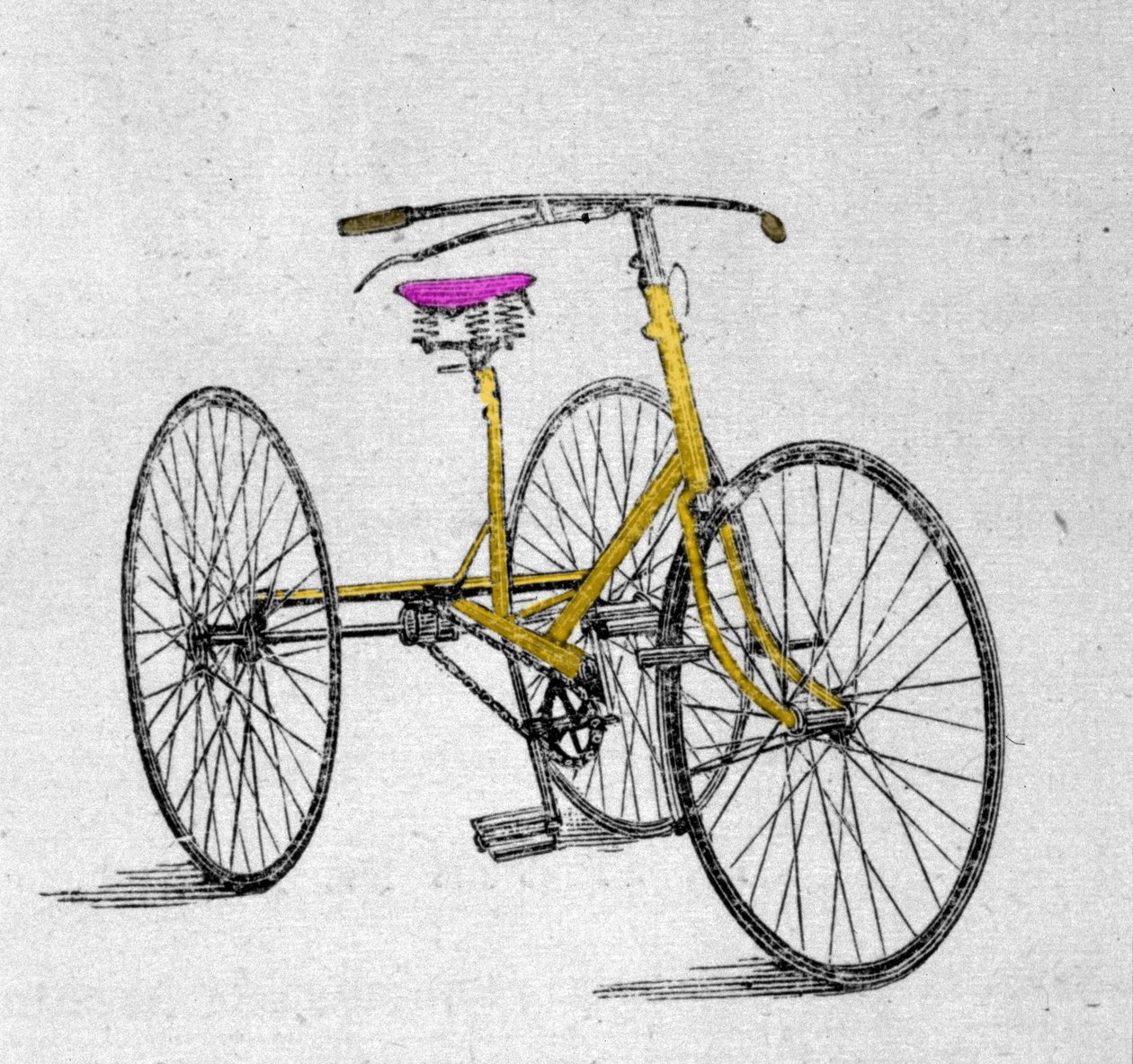 Fejlett tricikli modell. alkotó: Unknown artist