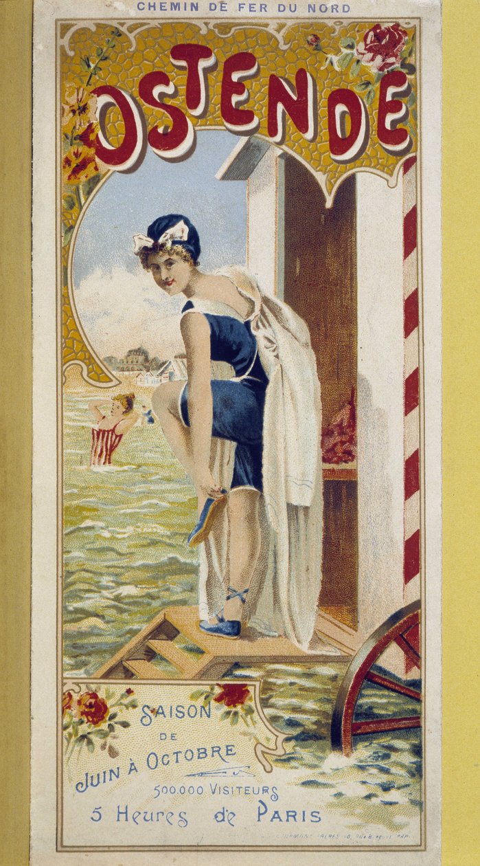 Reklámplakát Ostendnek, 19. század vége alkotó: Unknown artist