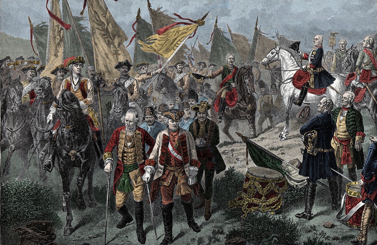 A Hohenfriedbergi csata után alkotó: Unknown artist