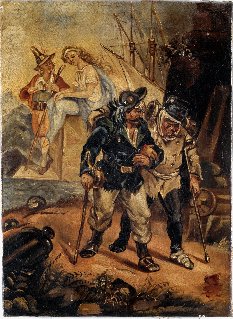 A háború után (olaj, vászon, 1859 körül) alkotó: Unknown artist