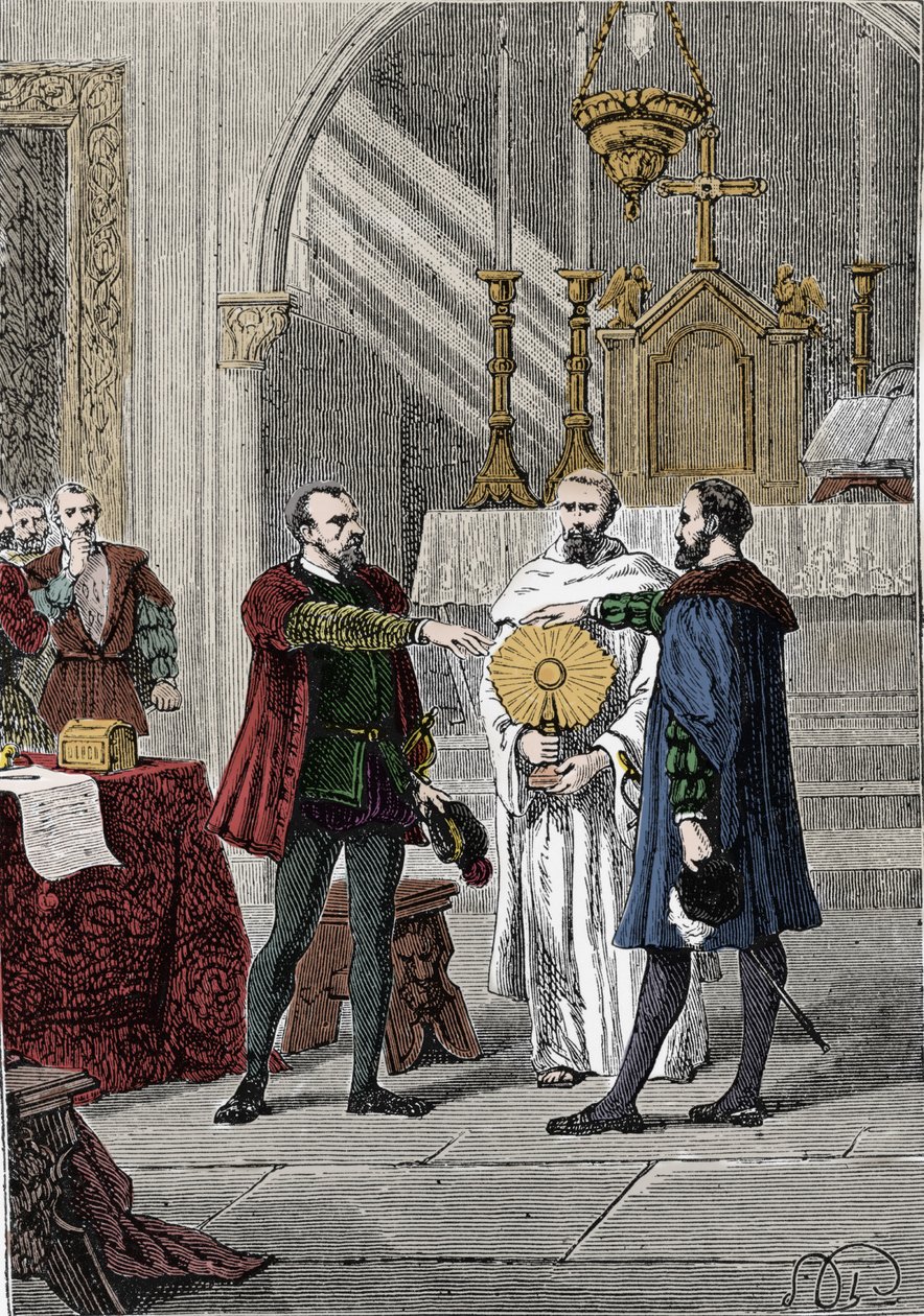 A spanyol hódítók közötti különféle viszályok után Francisco Pizarro (Francois Pizarre alkotó: Unknown artist