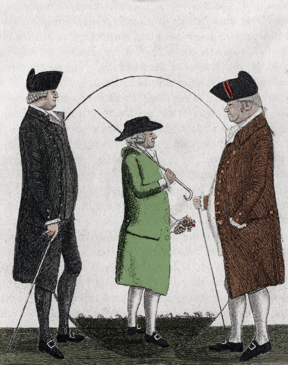Alexander Gordon, Lord Rockville (1739-1792); Adam Smith (1723-1790) - metszet - XIX alkotó: Unknown artist