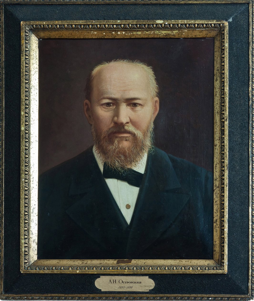 Alexandre Ostrovski – Alexander N. Ostrovski (1823-1886) drámaíró portréja, névtelen. Olaj, vászon, 19. század második fele, A. Osztrovszkij Állami Múzeum, Shchelykovo alkotó: Unknown artist
