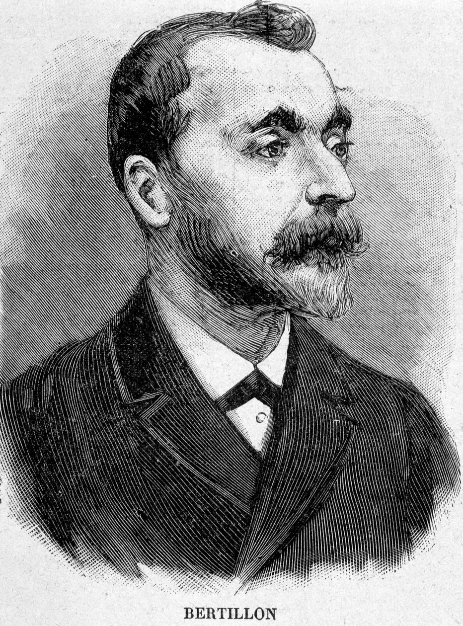 Alphonse Bertillon (1853-1914), francia tudós, az antropometria megalkotója. alkotó: Unknown artist