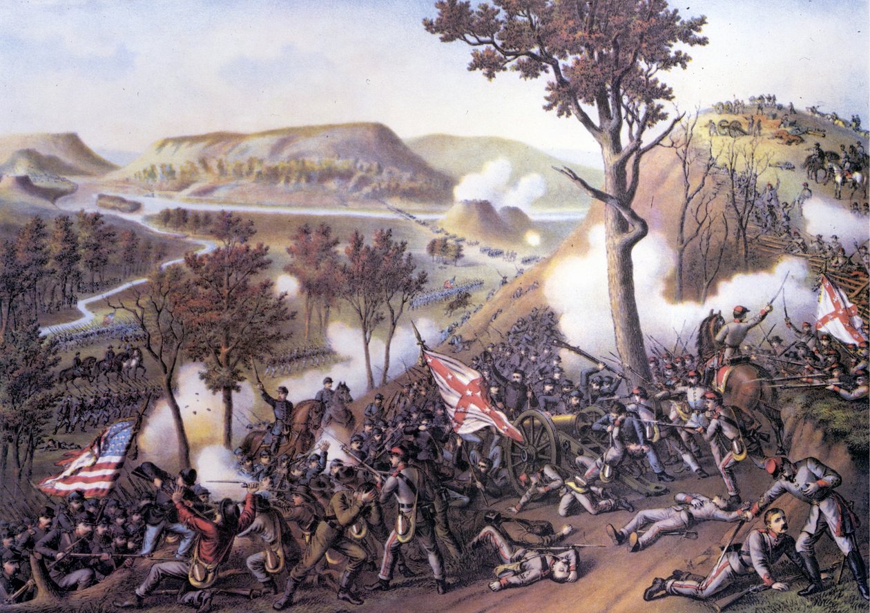 Amerikai polgárháború (1861-1865): Missionary Ridge ostroma, november 25. alkotó: Unknown artist