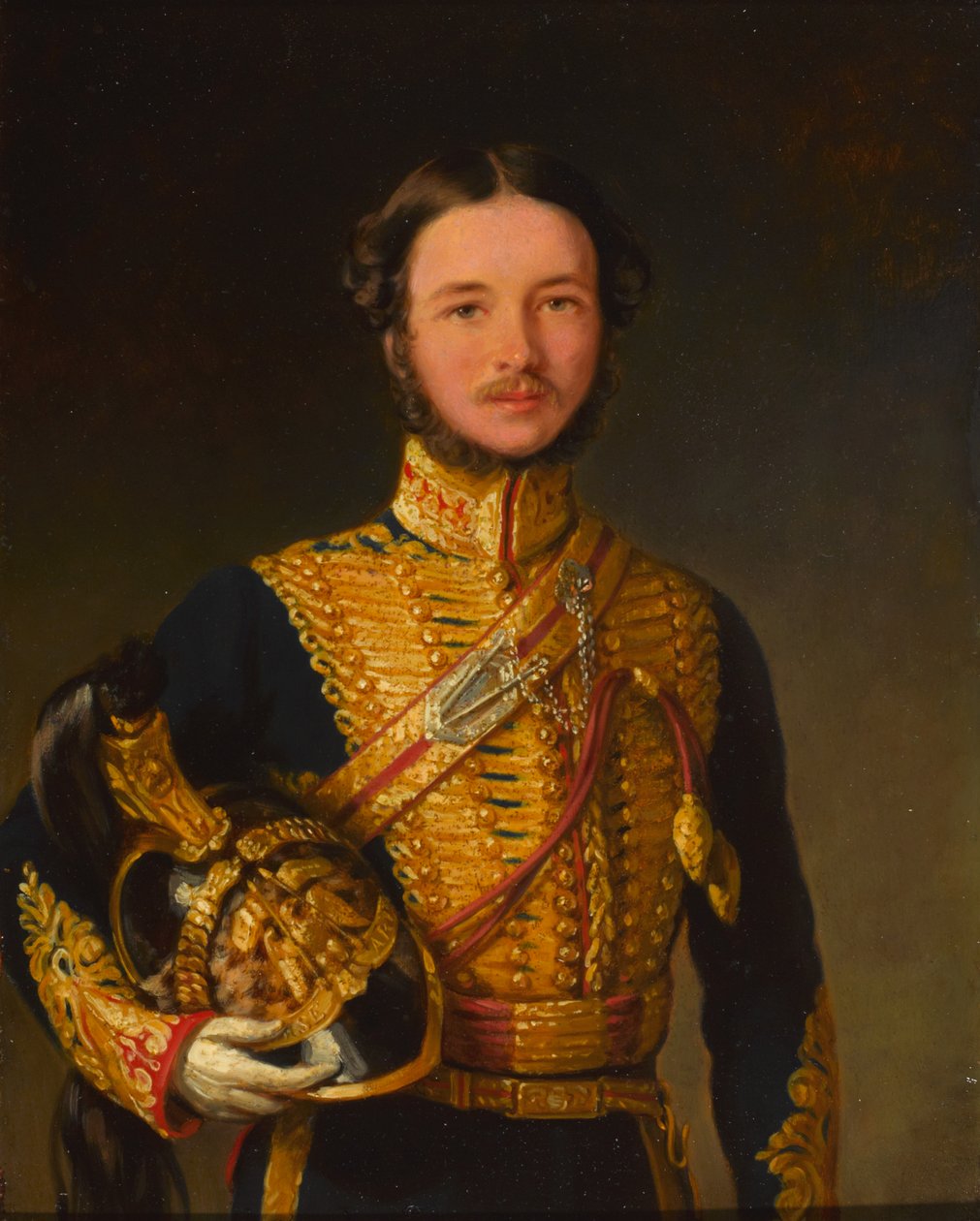Az 1. csapat tisztje, Bombay Horse Tüzérség alkotó: Unknown artist