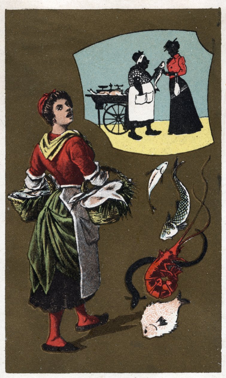 Névtelen kromolitográfia, 19. század vége. alkotó: Unknown artist