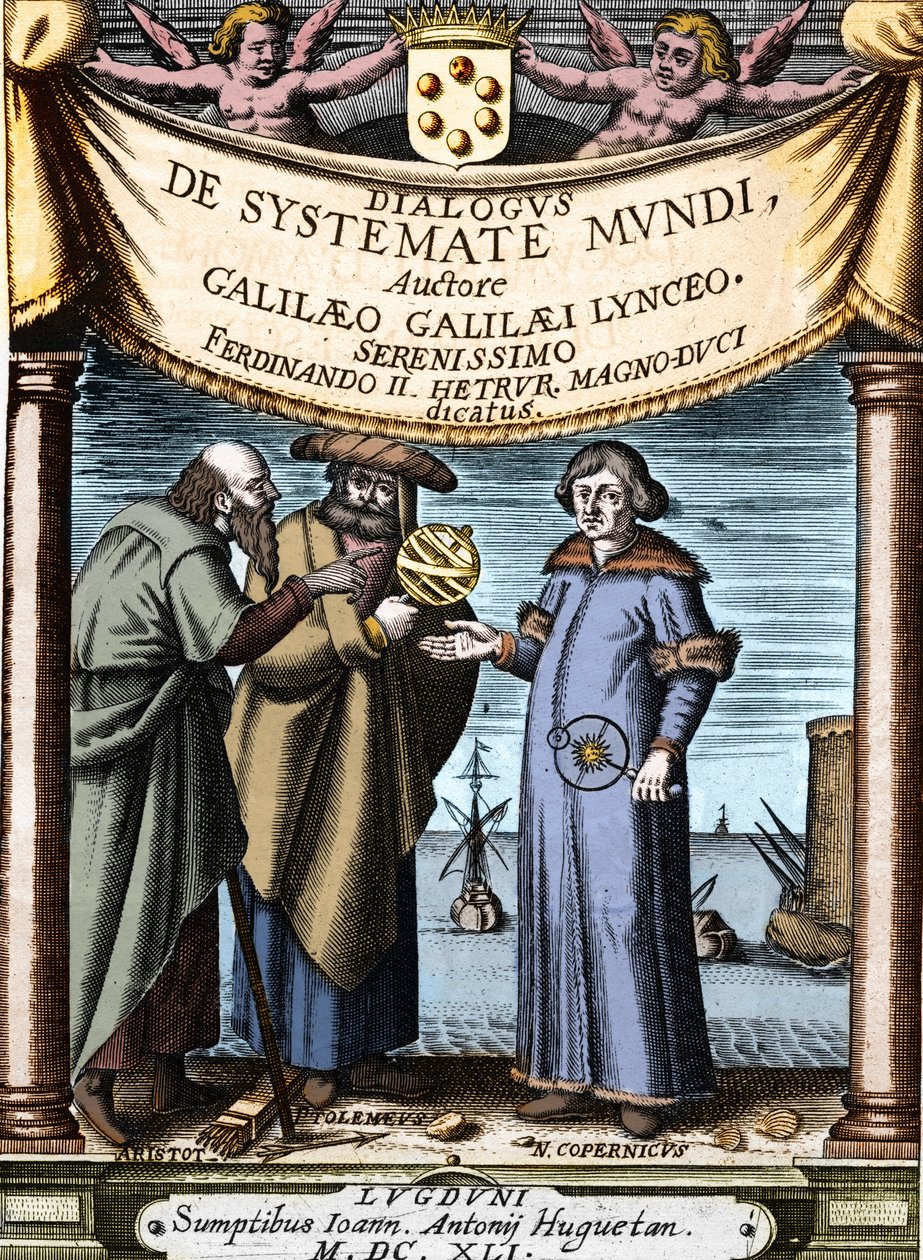 Arisztotelész, Ptolemaiosz és Miklós Kopernikusz (Nikolaj Kopernikusz alkotó: Unknown artist