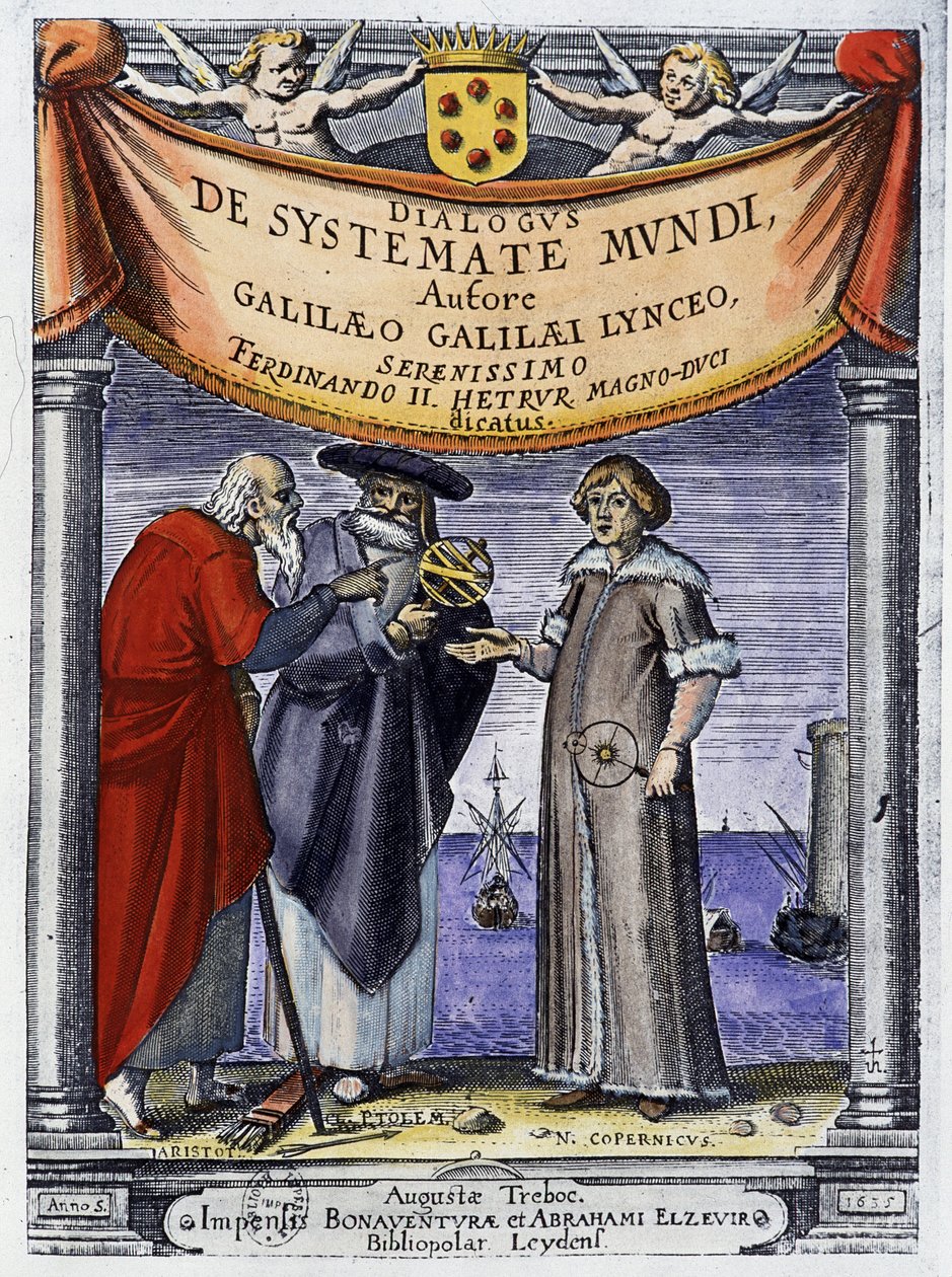 Arisztotelész, Ptolemaiosz és Miklós Kopernikusz (Nikolaj Kopernikusz alkotó: Unknown artist
